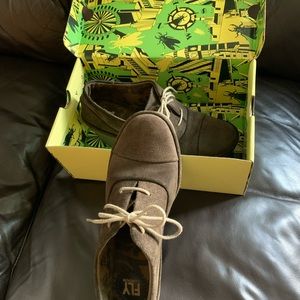 Great FLY LONDON YIF Lace Up  Suede  Shoes In Woman’s Sz: 39